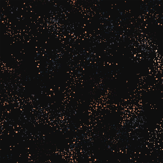 Ruby Star Society-REMNANT: Speckled 61M Metallic Black 30% OFF 1.41 YDS-fabric remnant-gather here online