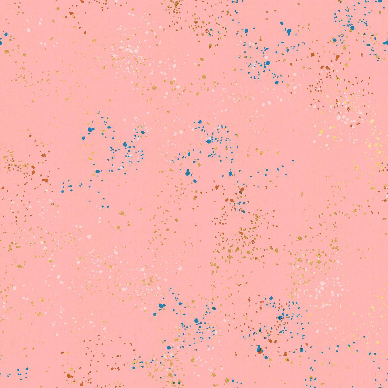 Ruby Star Society-Speckled-fabric-37M Metallic Candy Pink-gather here online