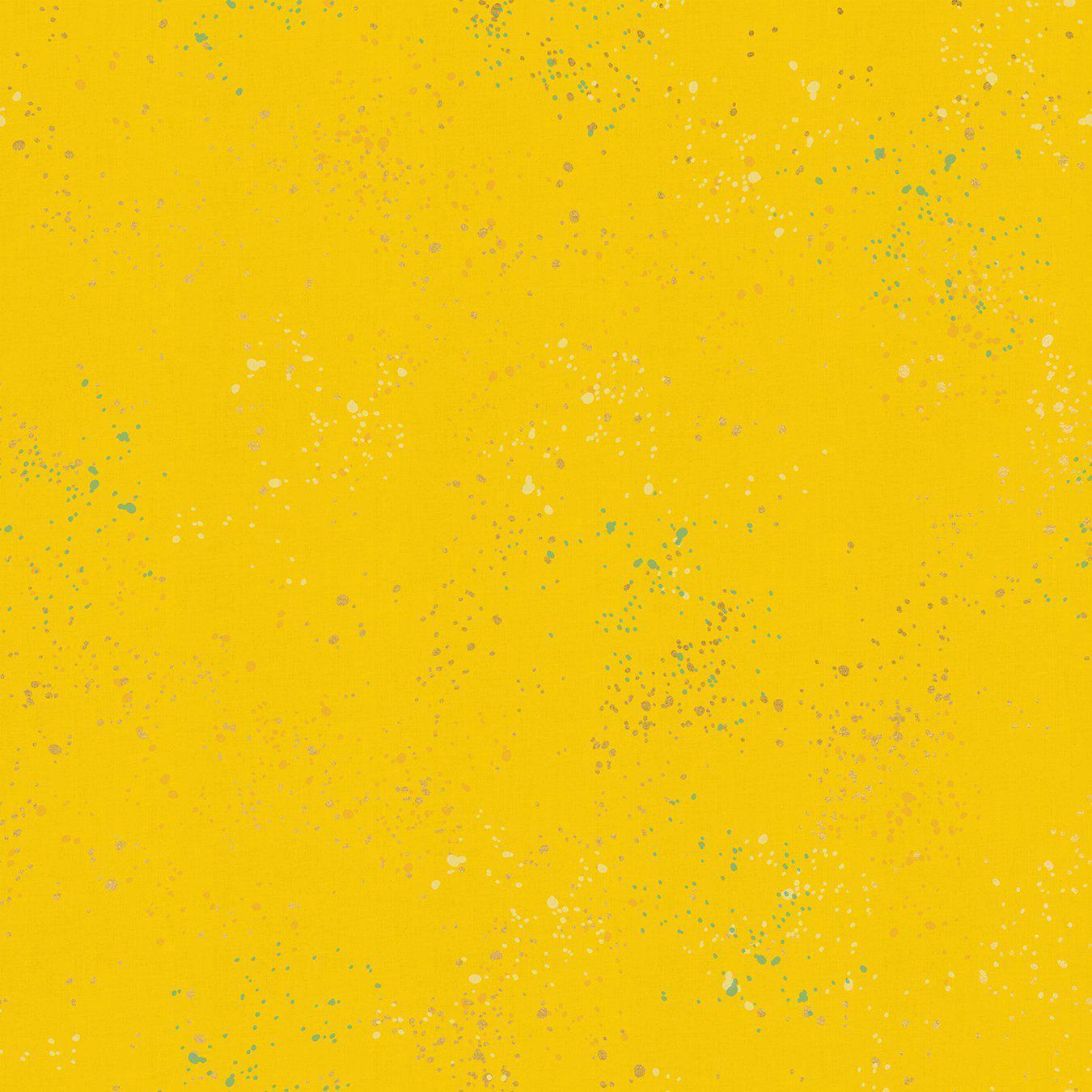 Ruby Star Society-REMNANT: Speckled, 71M Metallic Sunshine 30% OFF 1.47 YDS-fabric remnant-gather here online