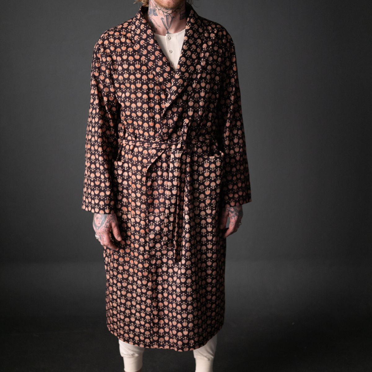 silk dressing gown pattern Women Silk Blend Dressing Gown