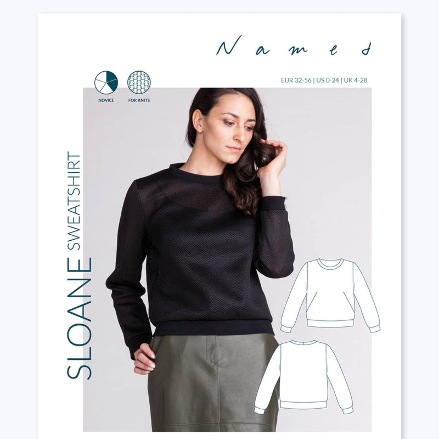 Named Clothing-Sloane Sweatshirt Pattern-sewing pattern-gather here online