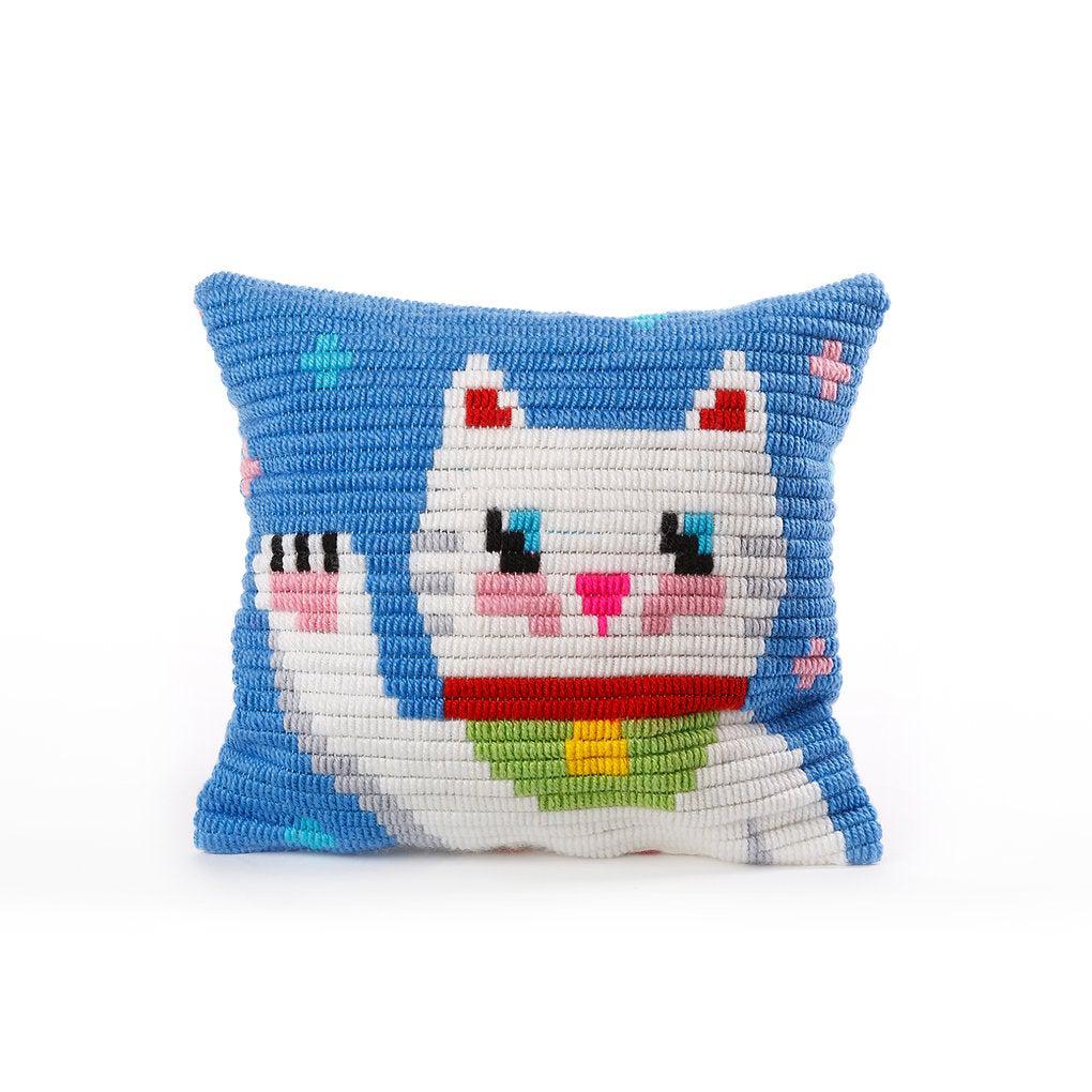 SOZO-Maneki Neko Pillow Embroidery Kit-embroidery kit-gather here online