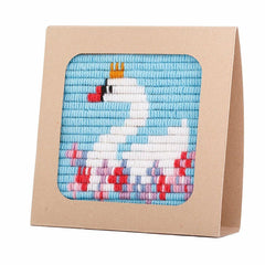 SOZO - Swan embroidery kit with frame - - gatherhereonline.com