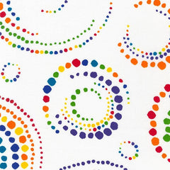 Robert Kaufman-Dots and Circles on White-fabric-gather here online