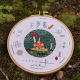 Kiriki Press-Forest Floor Embroidery Stitch Sampler-embroidery kit-gather here online