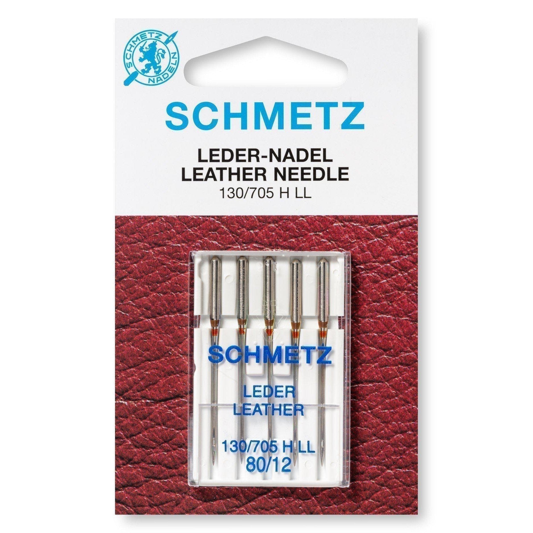 Schmetz Leather Home Machine Needles - 15x1, 130/705 H LL - 5/Pack - WAWAK  Sewing Supplies