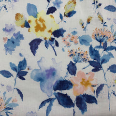 Seven Islands-Watercolor Floral on Linen-fabric-gather here online