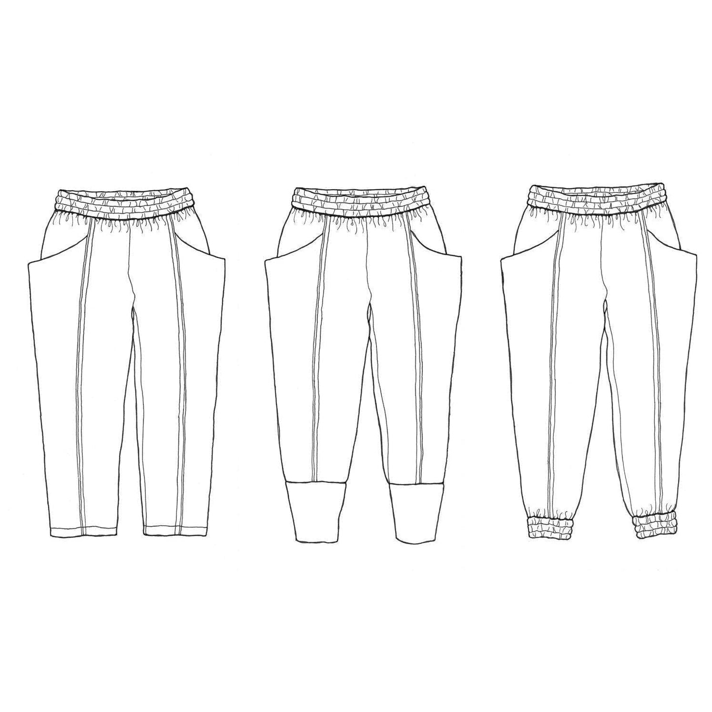 Sew Liberated-Arenite Pants Pattern-sewing pattern-gather here online