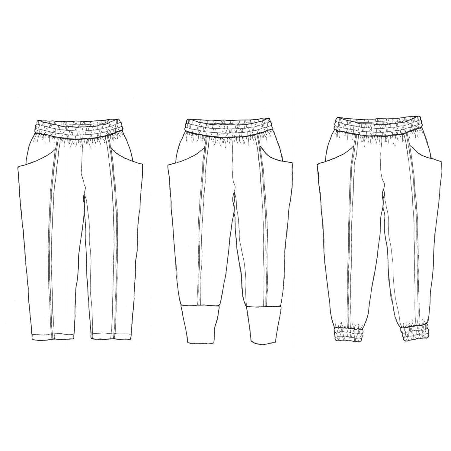 Sew Liberated-Arenite Pants Pattern-sewing pattern-gather here online