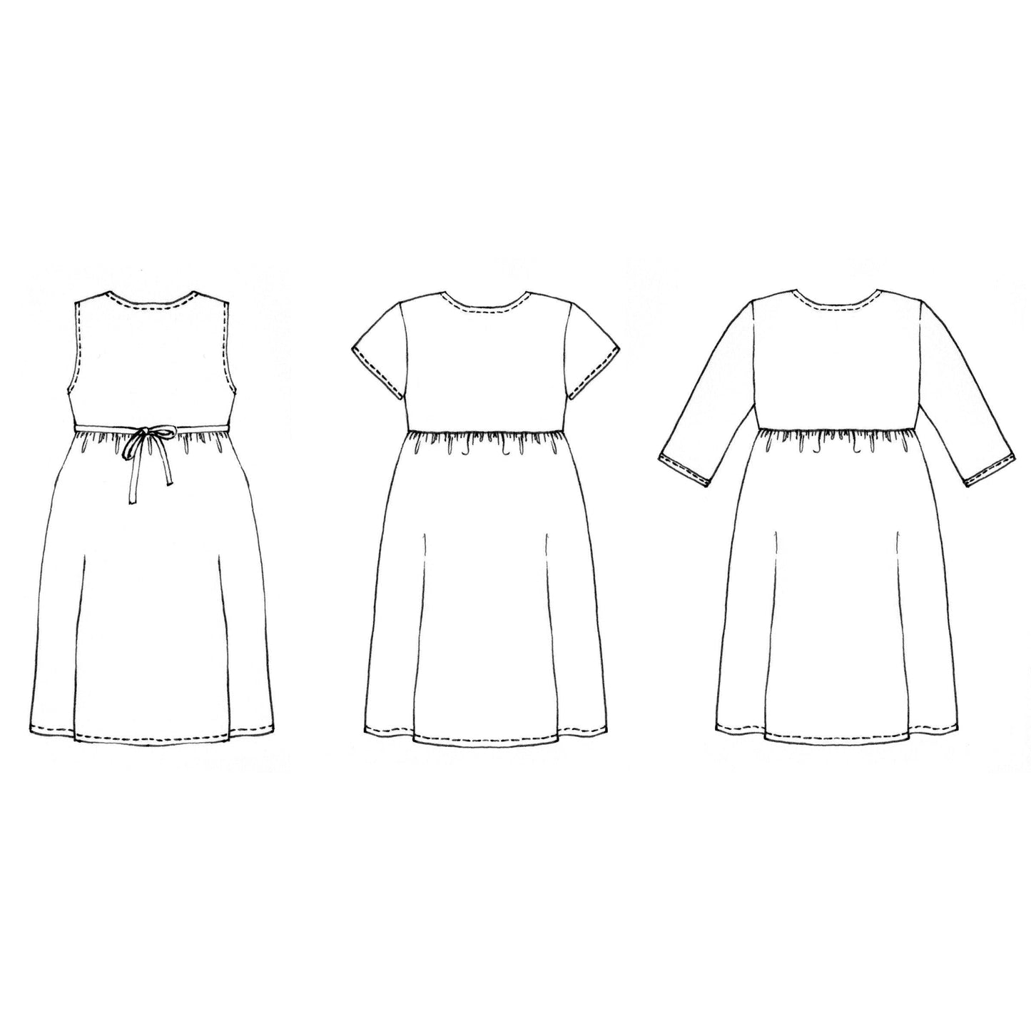 Sew Liberated-Hinterland Dress Pattern-sewing pattern-gather here online