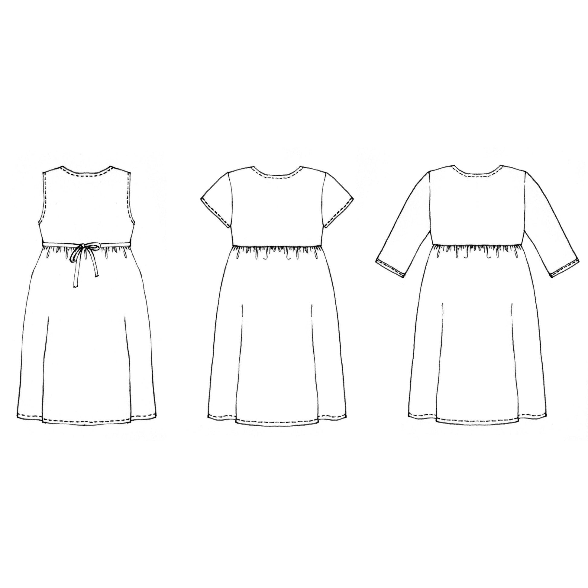 Sew Liberated-Hinterland Dress Pattern-sewing pattern-gather here online