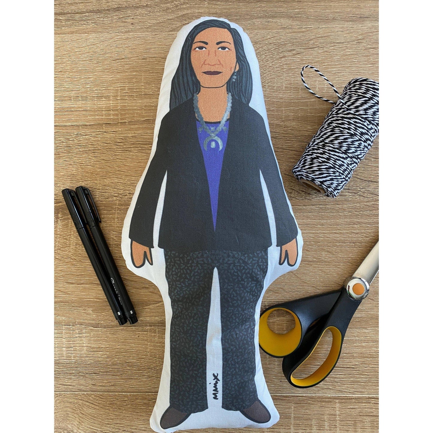 Sewcial Studies-Deb Haaland DIY Doll-sewing kit-gather here online