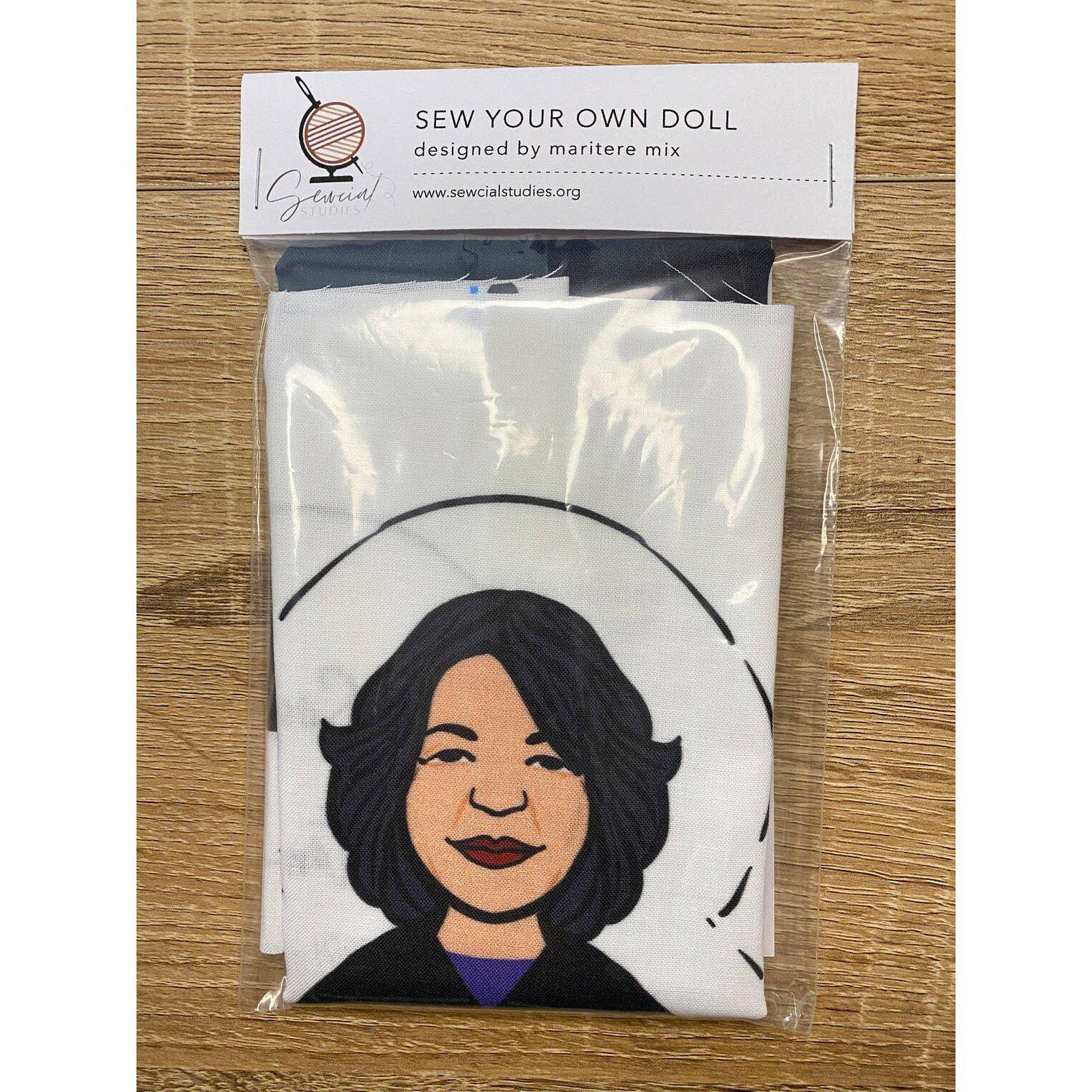 Sewcial Studies-Sonia Soto-Mayor DIY Doll-sewing kit-gather here online