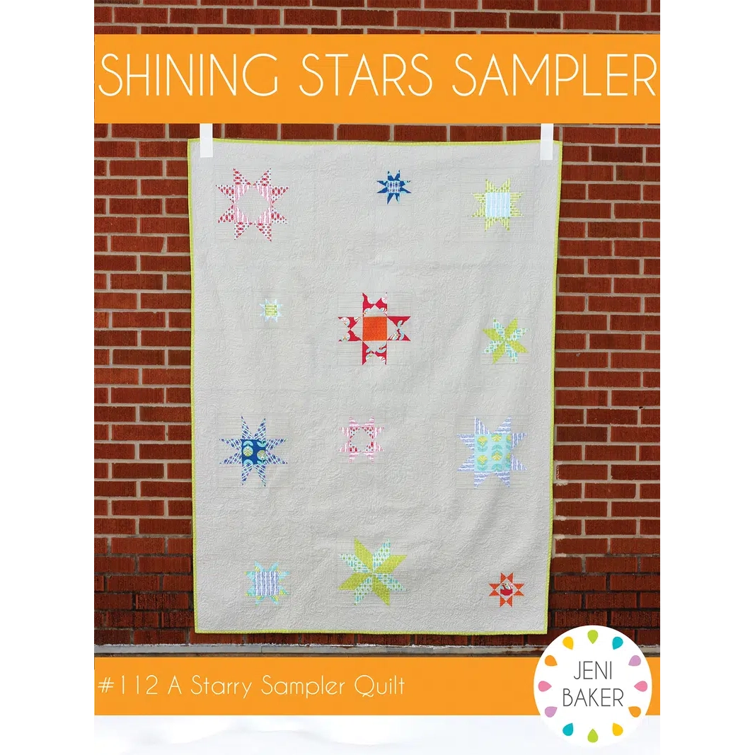 In Color Order - Jeni Baker-Shining Stars Quilt Pattern-quilting pattern-gather here online
