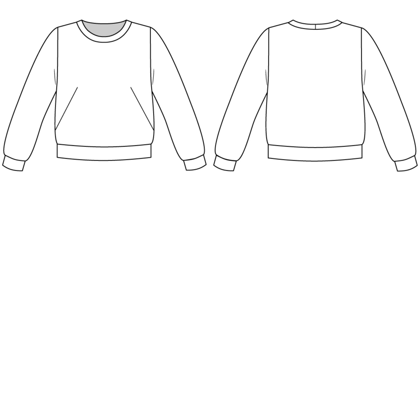 Named Clothing-Sloane Sweatshirt Pattern-sewing pattern-gather here online