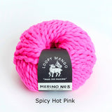 Loopy Mango-All You Knit Kit - Hat-knitting / crochet kit-Spicy Hot Pink-gather here online