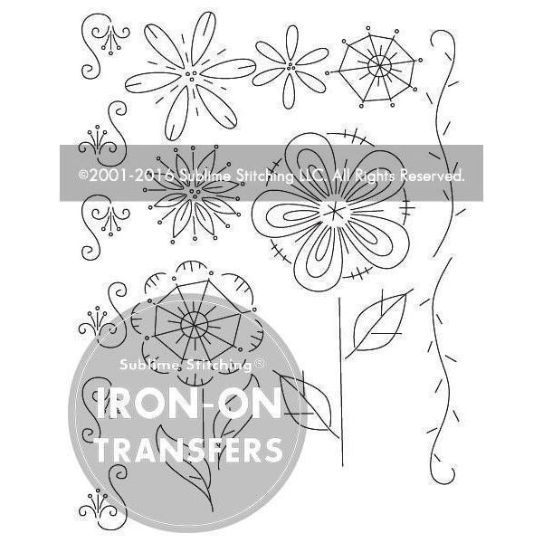 Sublime Stitching - Fantasy Flowers Embroidery Pattern - Default - gatherhereonline.com