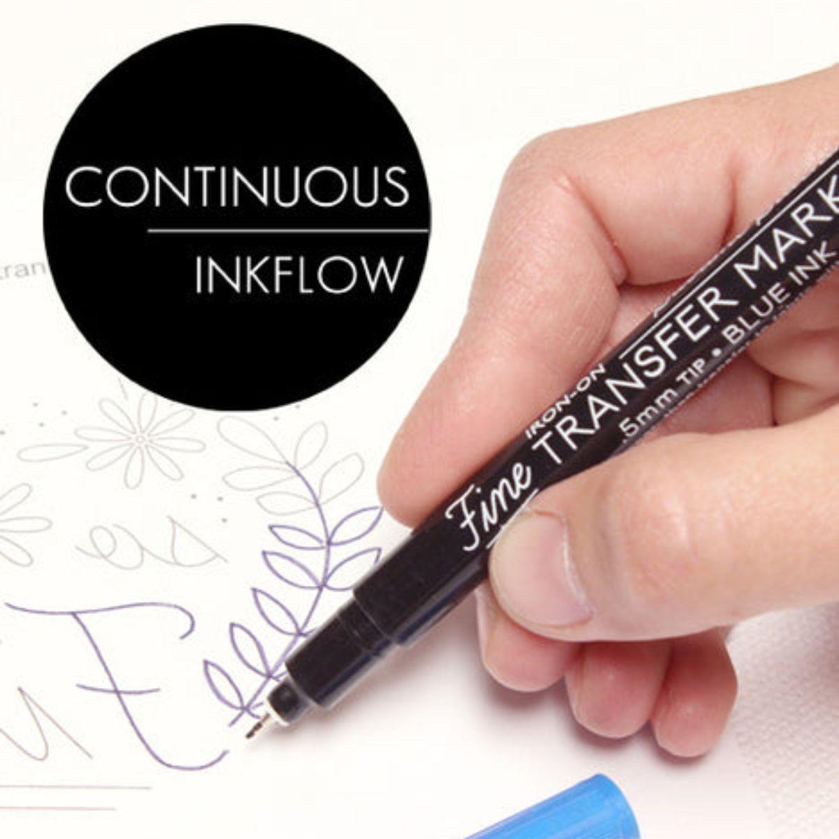 Sublime Stitching-Fine Tip Iron-On Transfer Pen - Black-sewing notion-gather here online