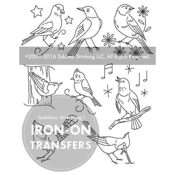 Sublime Stitching - Song Birds - Embroidery Pattern Transfers - Default - gatherhereonline.com