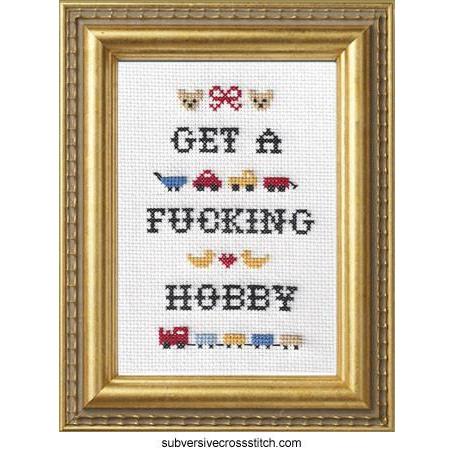 Subversive Cross Stitch-Get a Hobby Deluxe Cross Stitch Kit-xstitch kit-gather here online