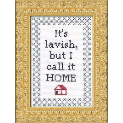 Subversive Cross Stitch - It’s Lavish Cross Stitch Kit - - gatherhereonline.com