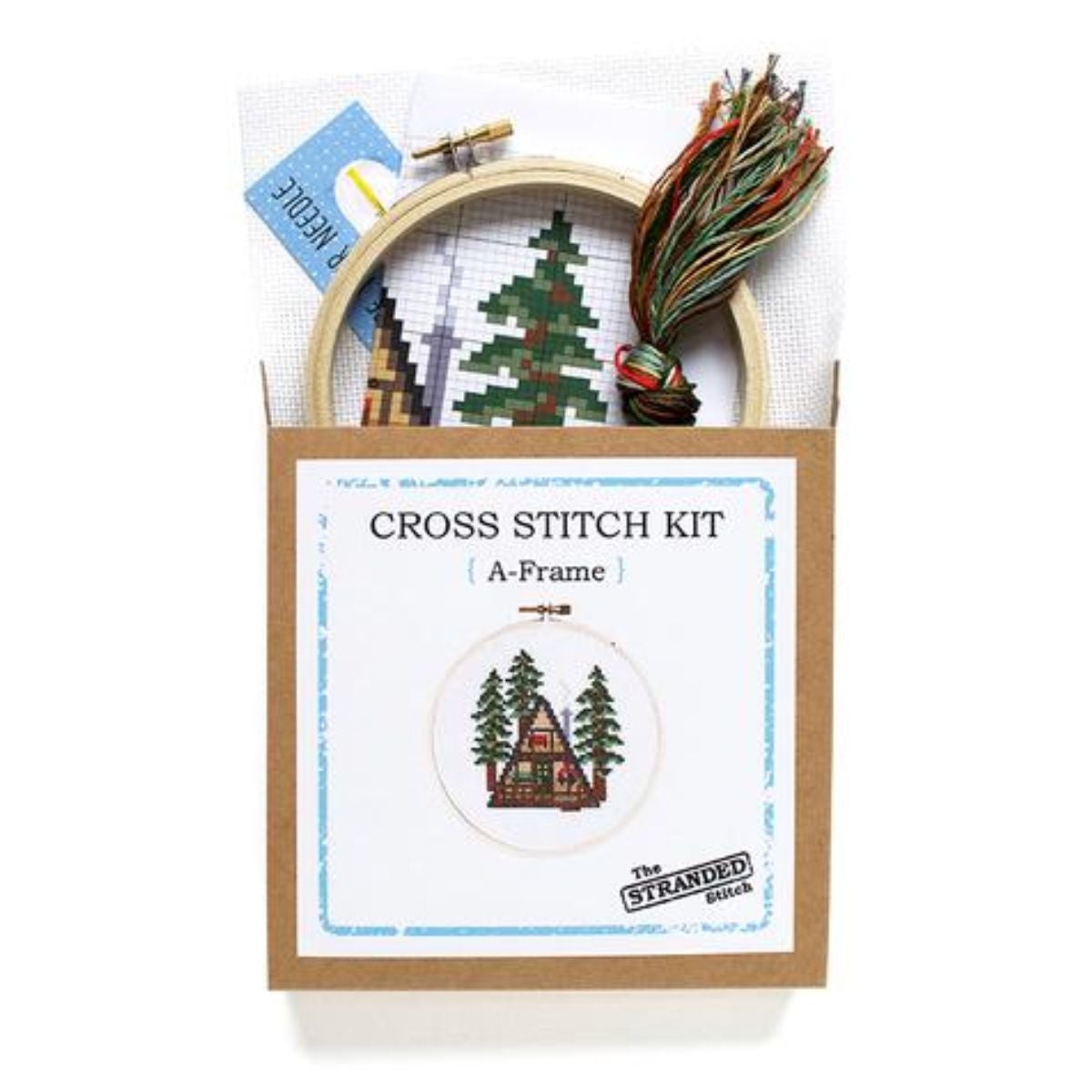 The Stranded Stitch-A-Frame DIY Cross Stitch Kit-embroidery/xstitch kit-gather here online