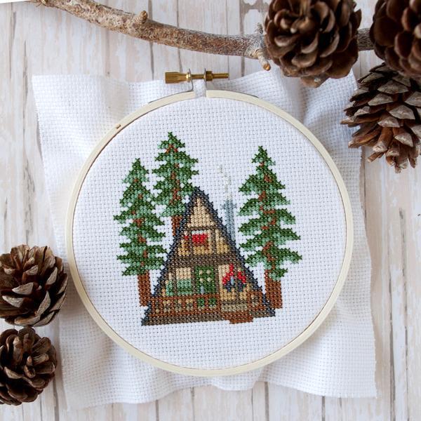 The Stranded Stitch-A-Frame DIY Cross Stitch Kit-embroidery/xstitch kit-gather here online