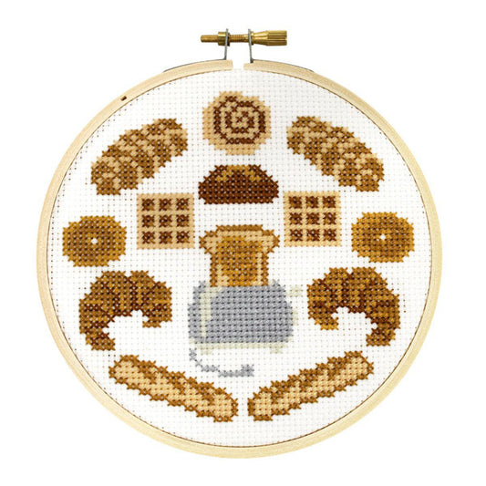 The Stranded Stitch-Bread Head DIY Cross Stitch kit-xstitch kit-gather here online