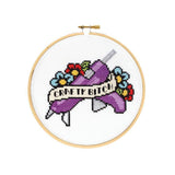 The Stranded Stitch - Crafty Bitch DIY Cross Stitch Kit - Default - gatherhereonline.com