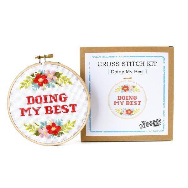 The Stranded Stitch-Doing My Best DIY Cross Stitch Kit, The Stranded Stitch-embroidery/xstitch kit-gather here online