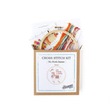 The Stranded Stitch - No Prob-Llama DIY Cross Stitch Kit - Default - gatherhereonline.com