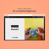 The Woobles-Kiki the Chick Beginner Crochet Kit-knitting / crochet kit-gather here online