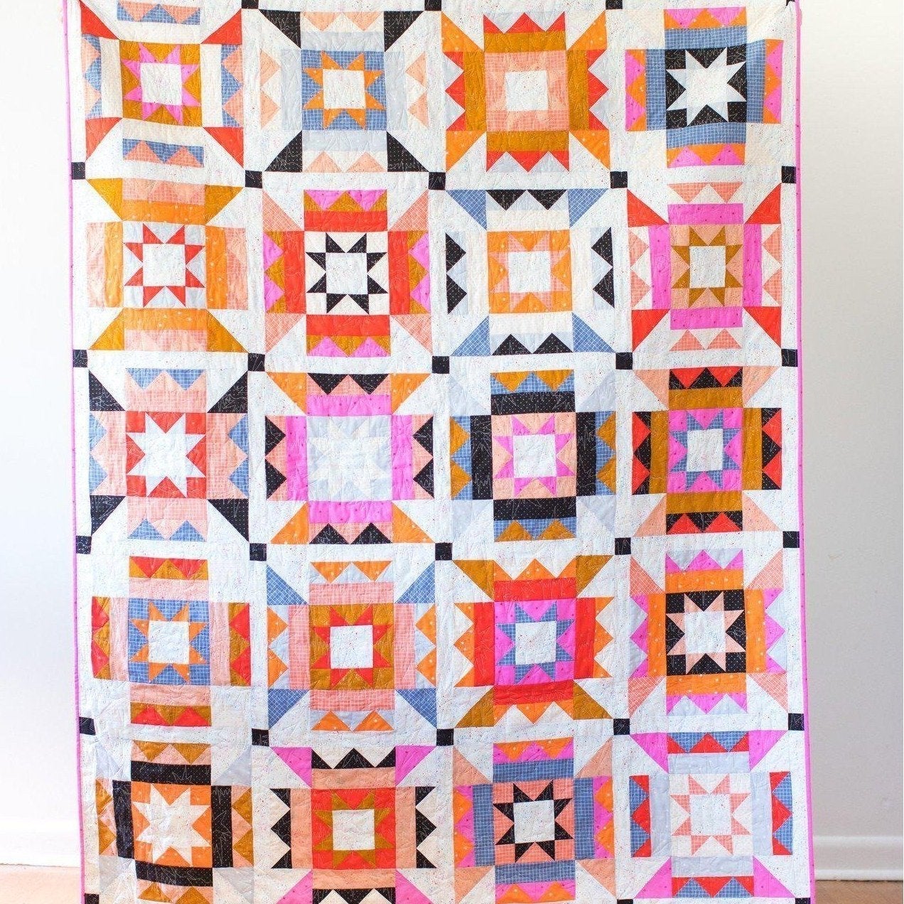 Then Came June-Nova Star Quilt Pattern-quilting pattern-gather here online