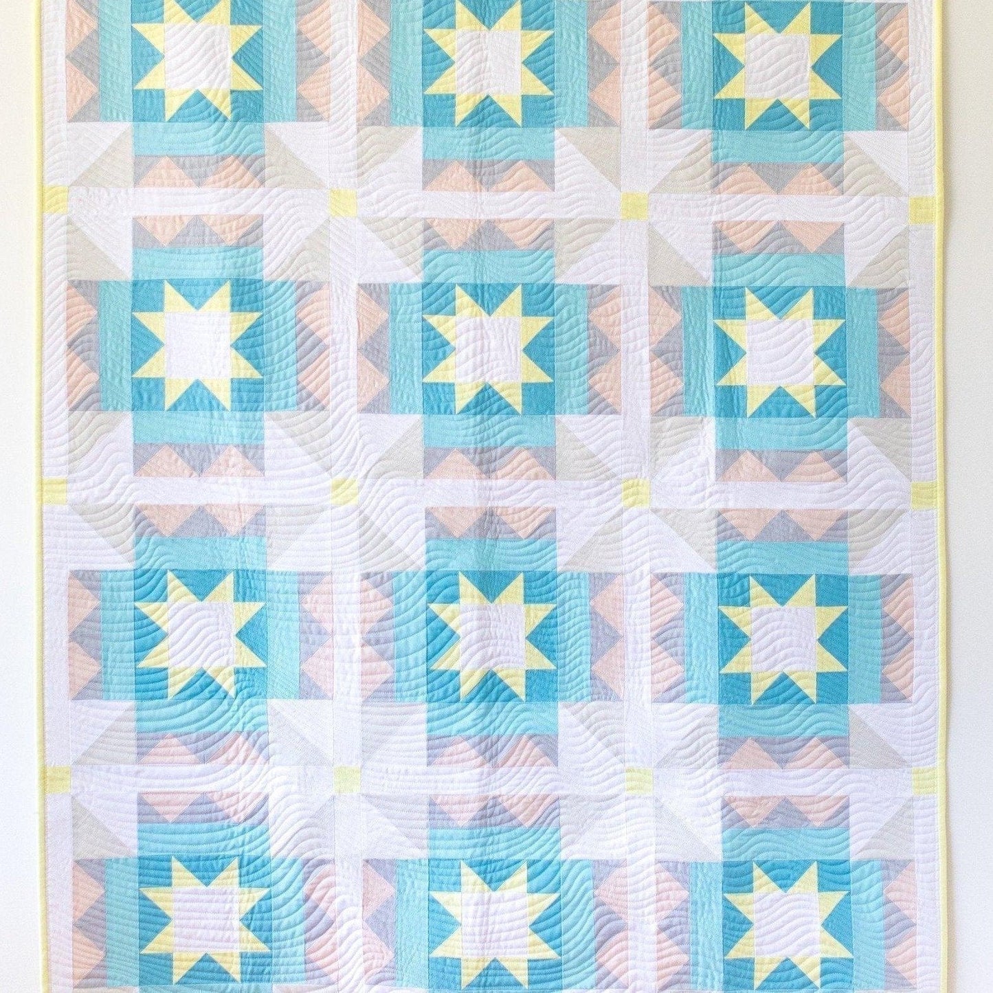 Then Came June-Nova Star Quilt Pattern-quilting pattern-gather here online