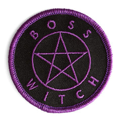 These Are Things-Boss Witch Iron on Patch-accessory-gather here online