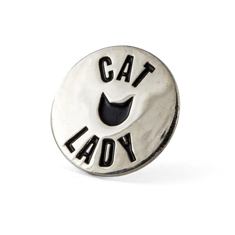 These Are Things-Cat Lady Enamel Pin-accessory-gather here online