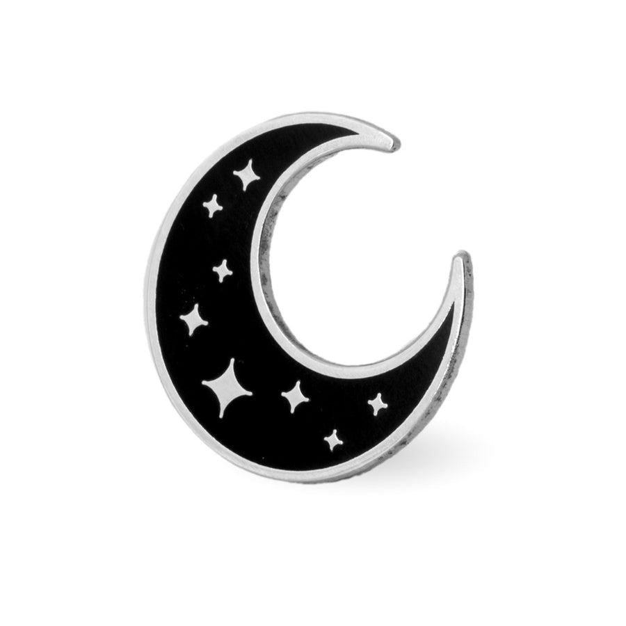 These Are Things-Crescent Moon Enamel Pin-accessory-gather here online