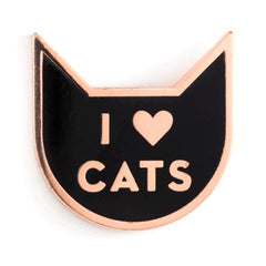 These Are Things-I Heart Cats Enamel Pin by These Are Things-accessory-gather here online