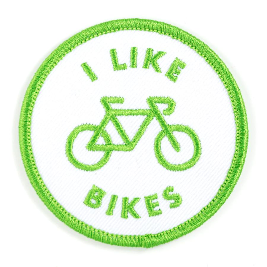These Are Things-I Like Bikes Iron-On Patch-accessory-gather here online
