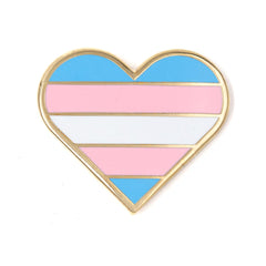 These Are Things-Trans Pride Heart Enamel Pin-accessory-gather here online