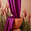 Atelier Brunette-Viscose Linen-fabric-Dahlia-gather here online