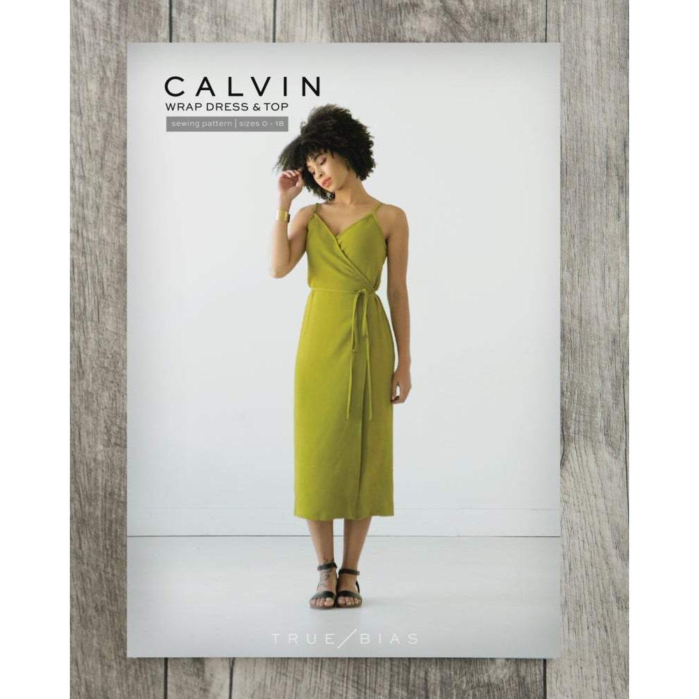 true wrap dress Calvin + Top PRODUCT FEATURES Chocolate boohoo Plus Tie Side