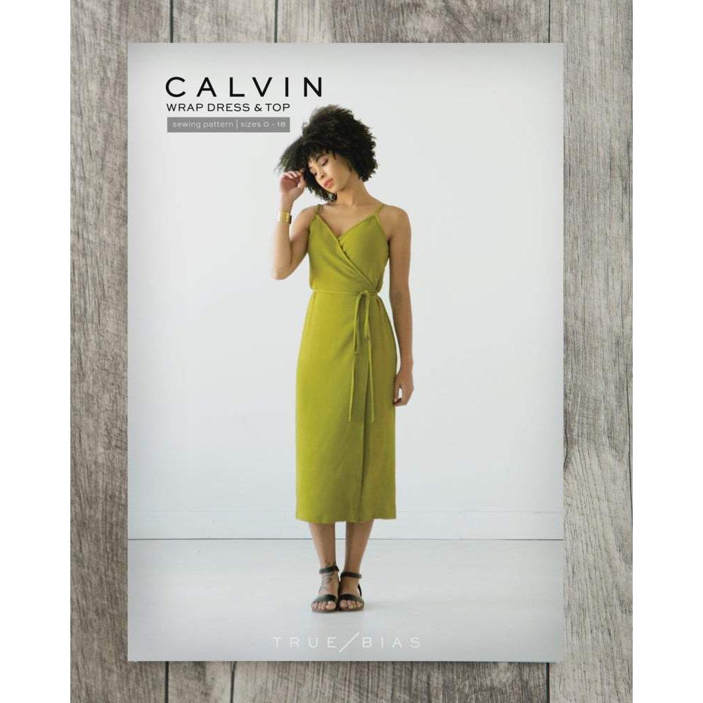 True Bias-Calvin Wrap Dress & Top pattern-sewing pattern-gather here online