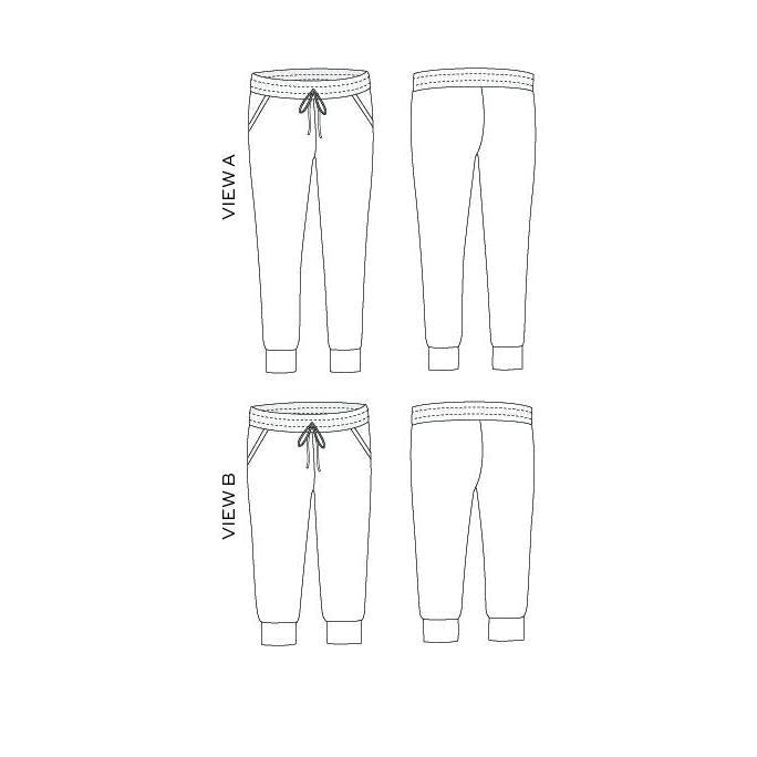 True Bias-Hudson Pant pattern-sewing pattern-gather here online