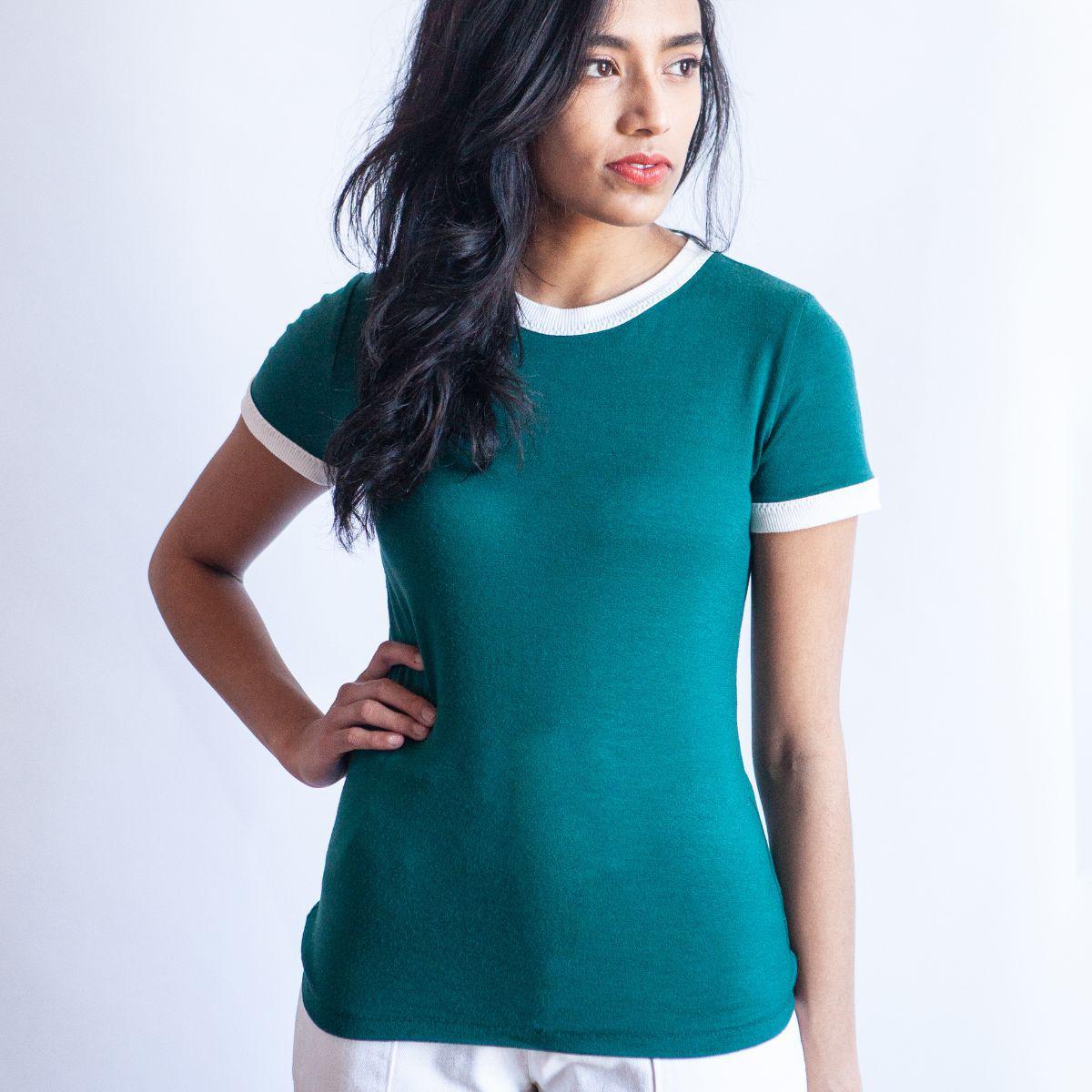 True Bias-Rio Ringer T-Shirt & Dress (Sizes 0-18) by True Bias-sewing pattern-gather here online