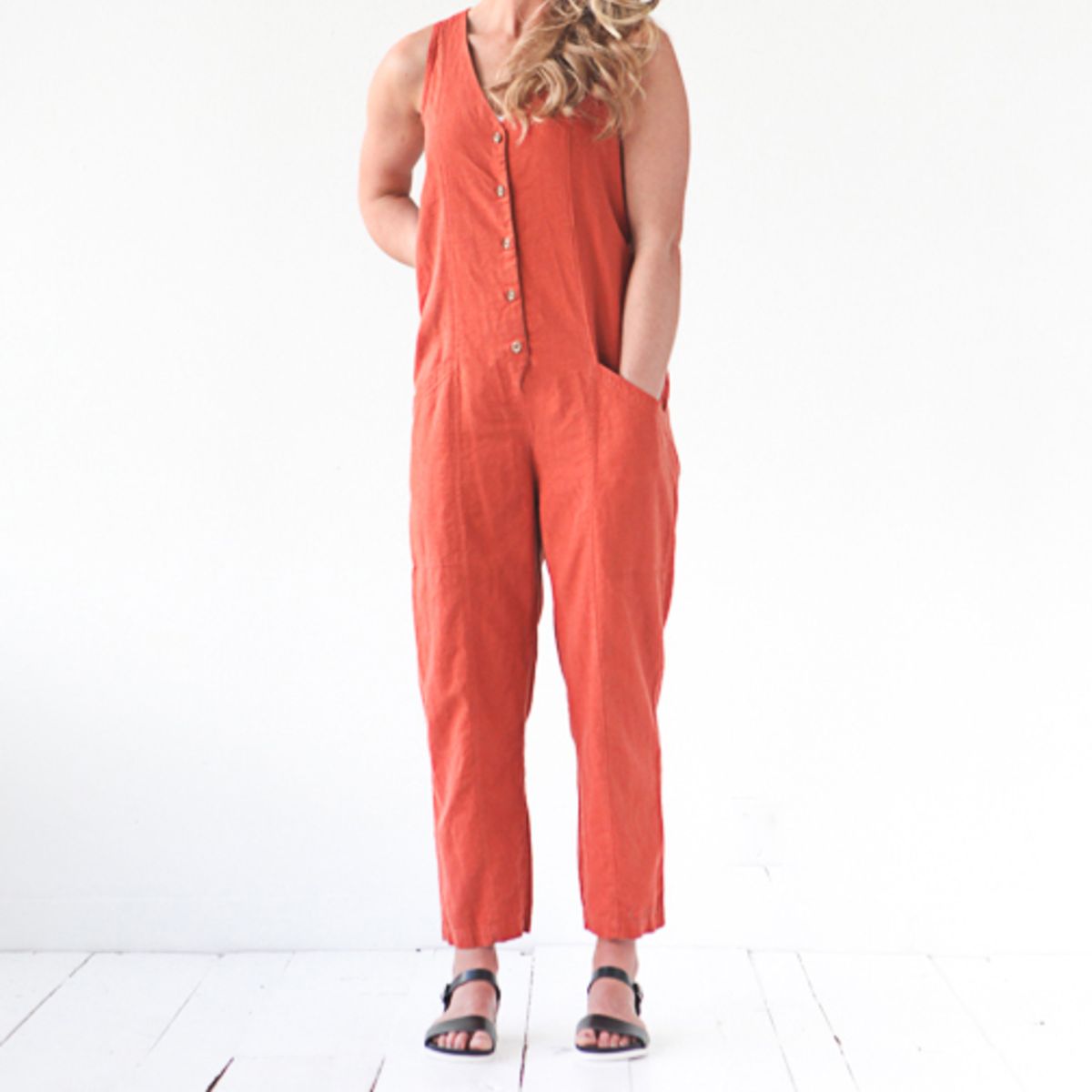 True Bias-Yari Jumpsuit Pattern-sewing pattern-gather here online