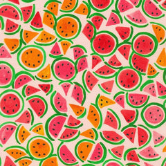 Robert Kaufman-Watermelon Slices on Apple-fabric-gather here online