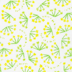 Robert Kaufman-Small Blossoms on Sprout-fabric-gather here online