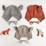 Wiksten-Baby + Child Animal Bonnet Knitting Pattern-knitting pattern- children’s-gather here online