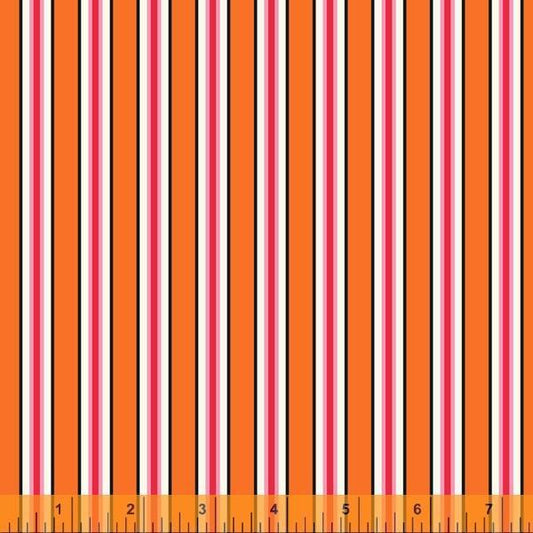 Windham Fabrics-Candy Stripe Orange-fabric-gather here online